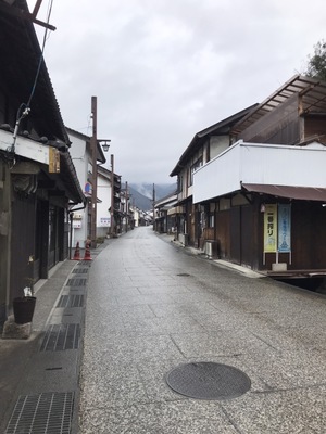 勝山の町