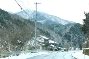 圧雪の道路